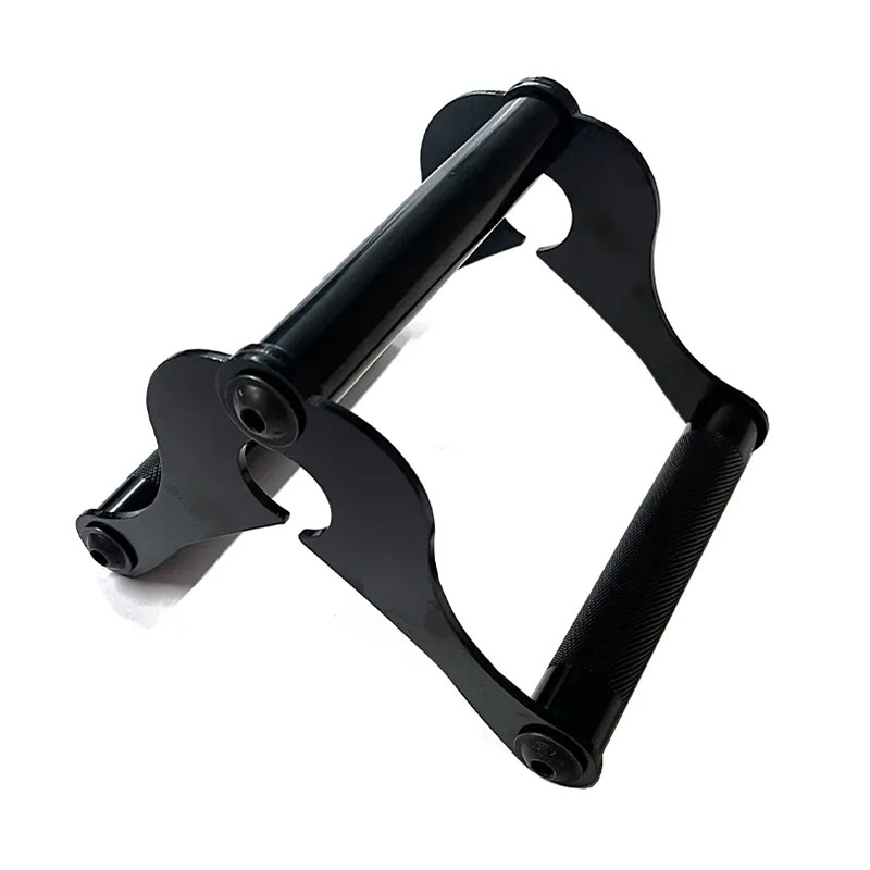 V Bar &amp; T Bar Landmine Handle Attachment for 2" Barbell Bar, Solid Multi-Grip Landmine Handle T Row Attachment with Non-Slip Handle