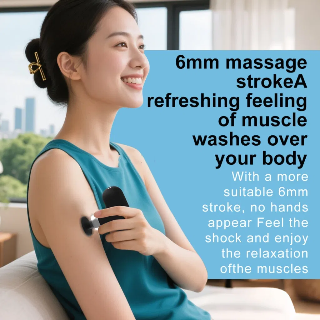 Mini Handheld Vibration Body Massage Gun for Relax Deep Tissue and Muscle
