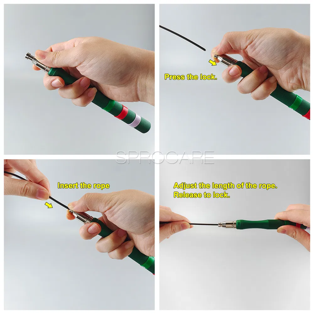 Self-Locking Structure Skip Jump Skipping Rope