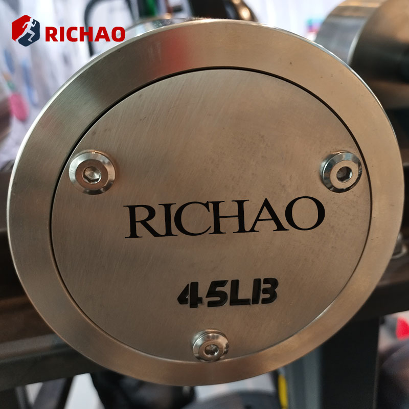 Chrome Stainless Steel Commercial Gym Equipment Free Weights Dumbbell Set 100kg Dumbbell