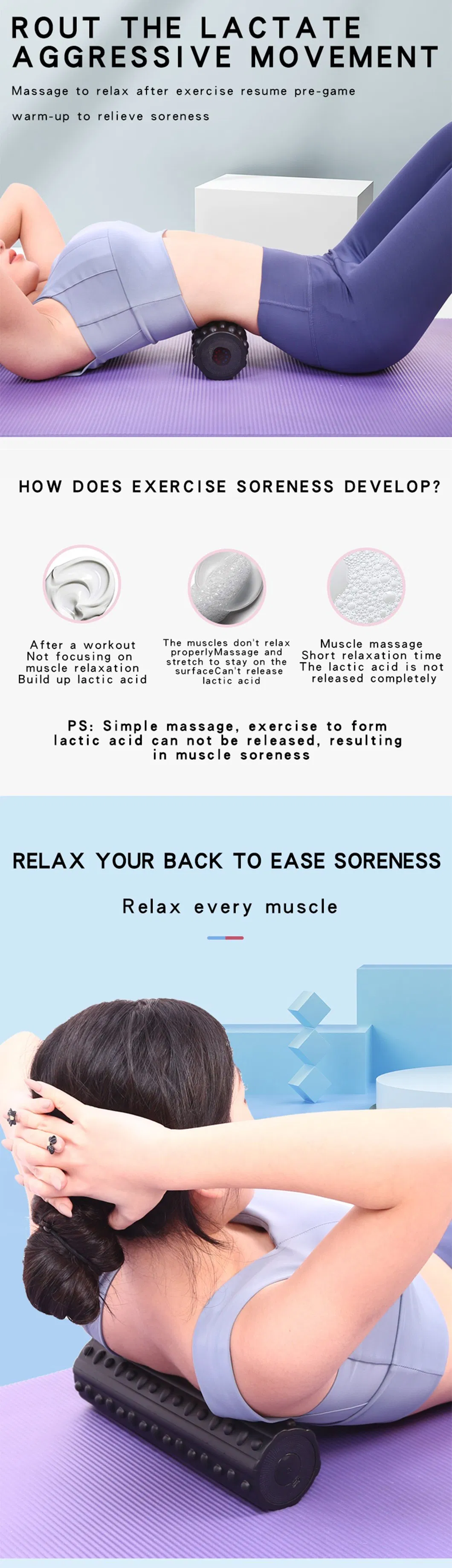 Vibrating Foam Roller Details 5