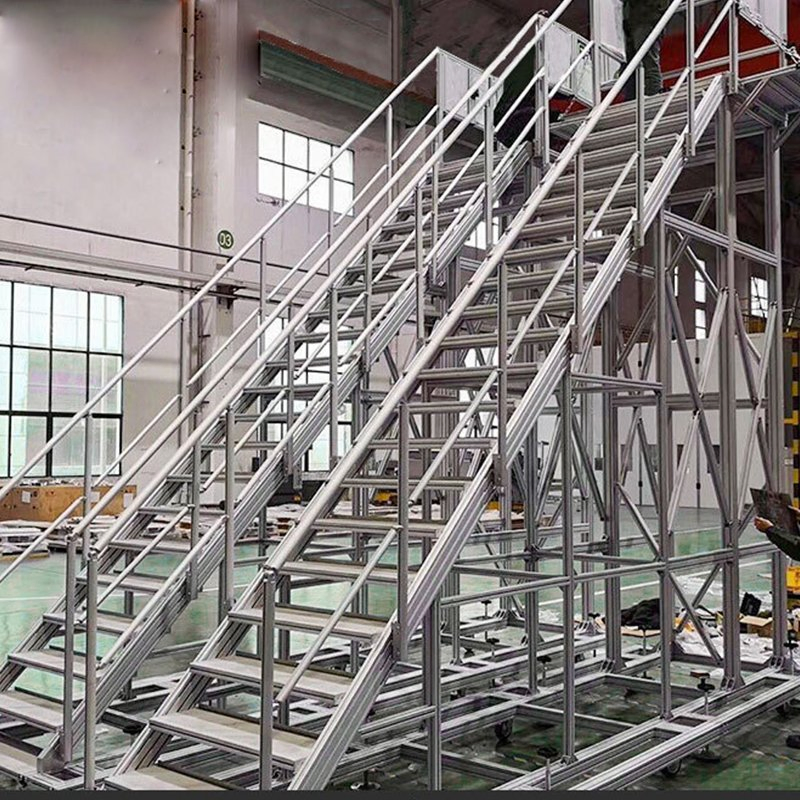 Stair and Modular Industrial Aluminum Platform Step Platforms