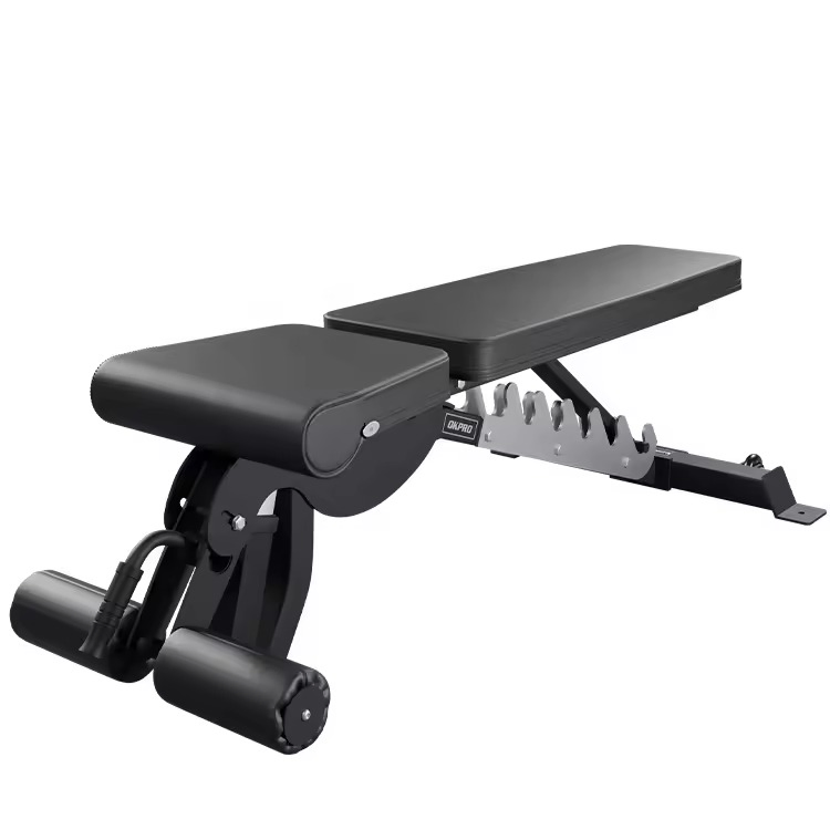 Okpro Commercial PRO with Incline and Decline Flat Exercise Adjustable Foldable Dumbbell Weight Bench