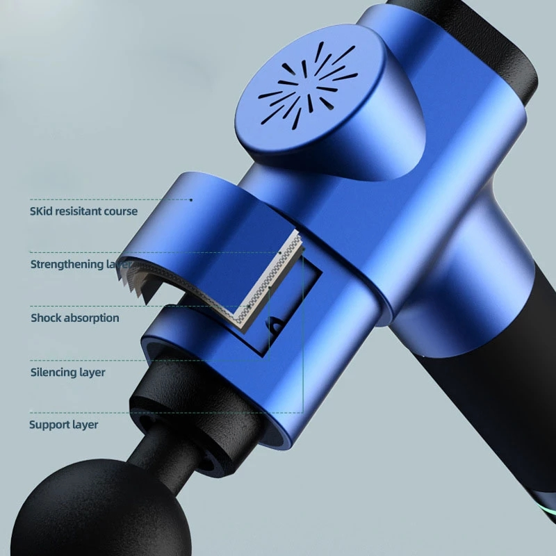 Anti-Shock Grip Technology Premium Deep Tissue Percussion Professional Muscle Relief Recovery Fitness Gun Massage Gun
