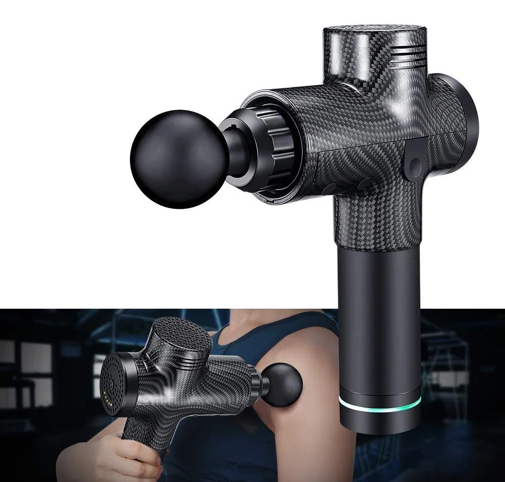 Professional Grade High-Torque Brushless Motor Athlete Recovery Deep Tissue Percussion Muscle Relief Fascial Gun Massage Gun