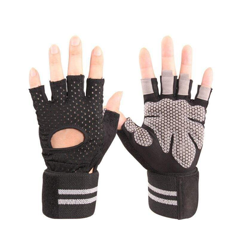 Customized Logo Half-Finger Weight Lifting Gloves for Gym Men Women Available Workout Fitness Weight Lifting Gym Gloves