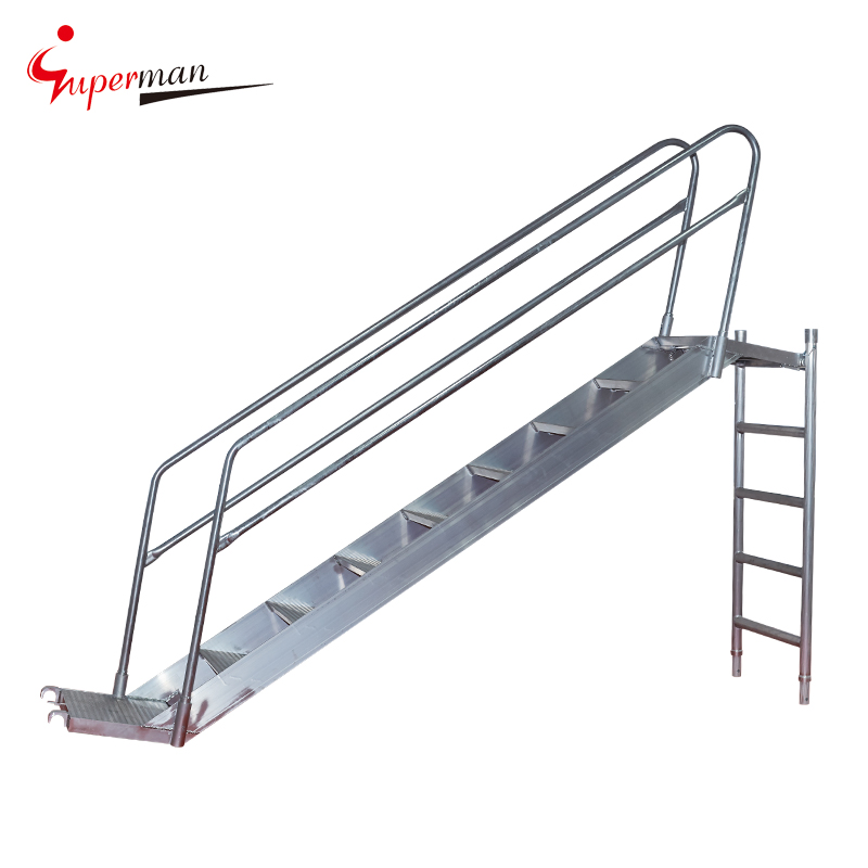 High Quality Construction Use Industrial Platform Aluminum Steps Stairs Removable Multifunction Platform
