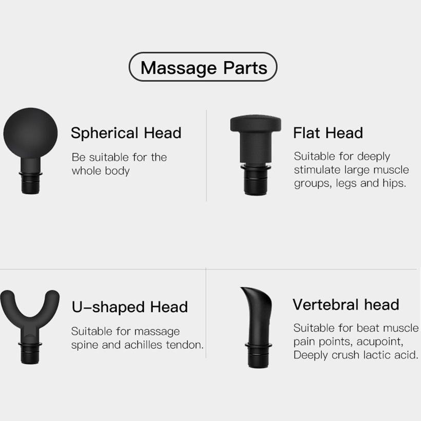 OEM/ODM Deep Massage Fascia Gun Gym Sports Massage Gun for Muscle Relaxation