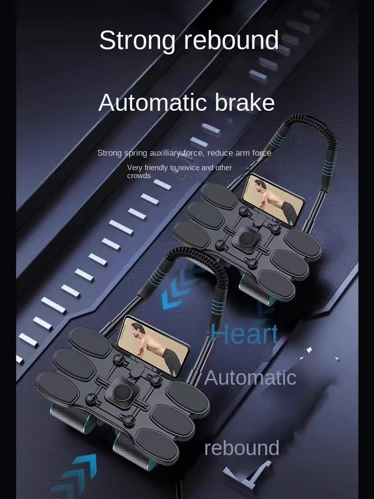 Automatic Rebound Abdominal Muscle Strengthening Wheel Cross-Border Fitness Equipment Accessory for Training