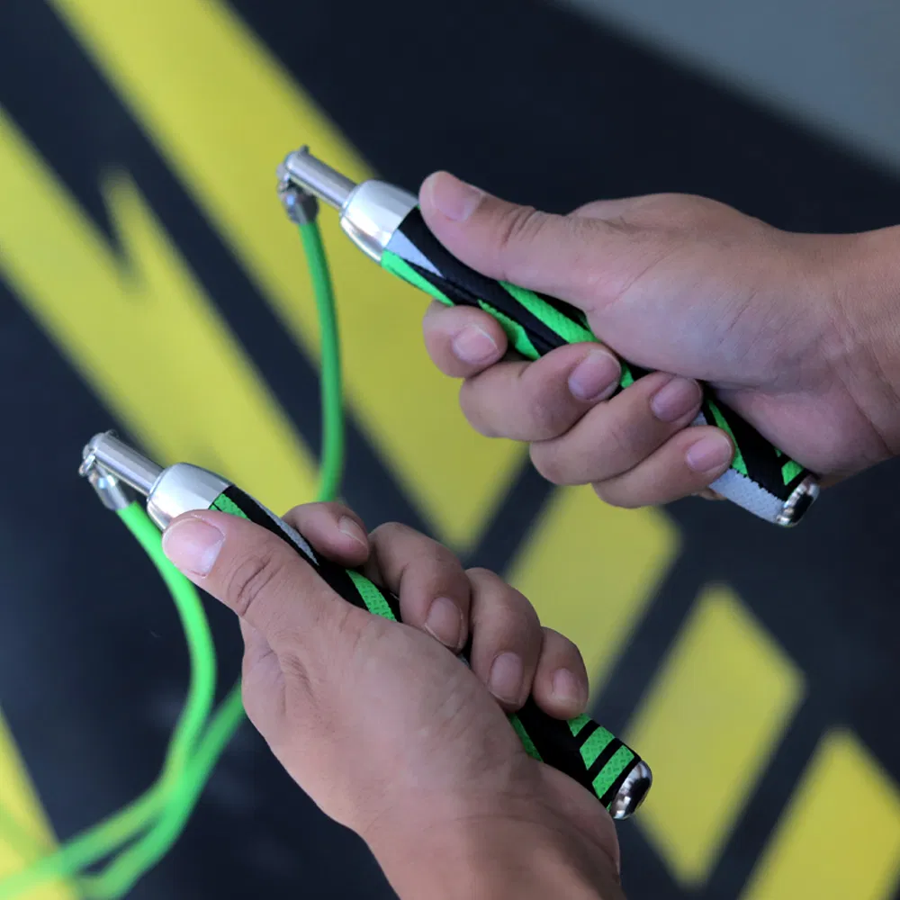 Hot Selling Wholesale Sporting Goods Home Gym Equipment Sport Home Fitness Product Equipment Leather Handles Non-Slip Jump Skipping Rope