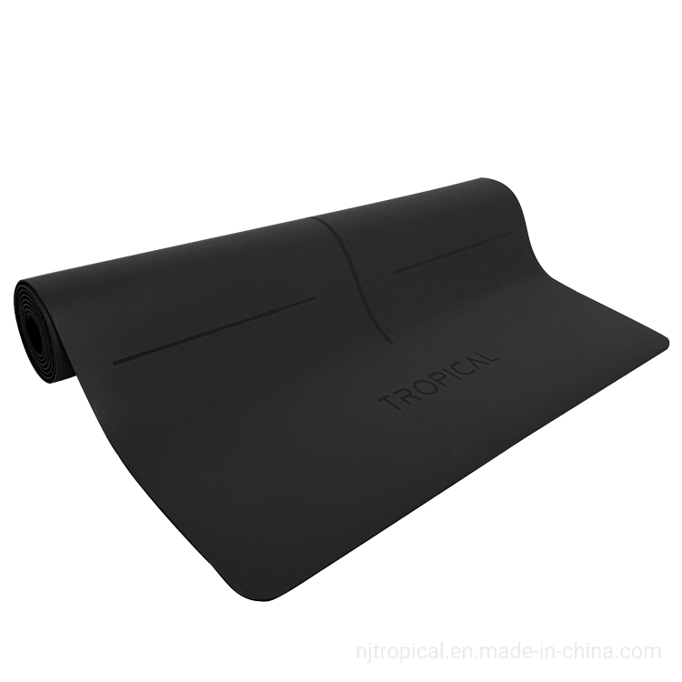 Fitness Equipment Body Building PU Rubber OEM Accept Non Slip Yoga Mat