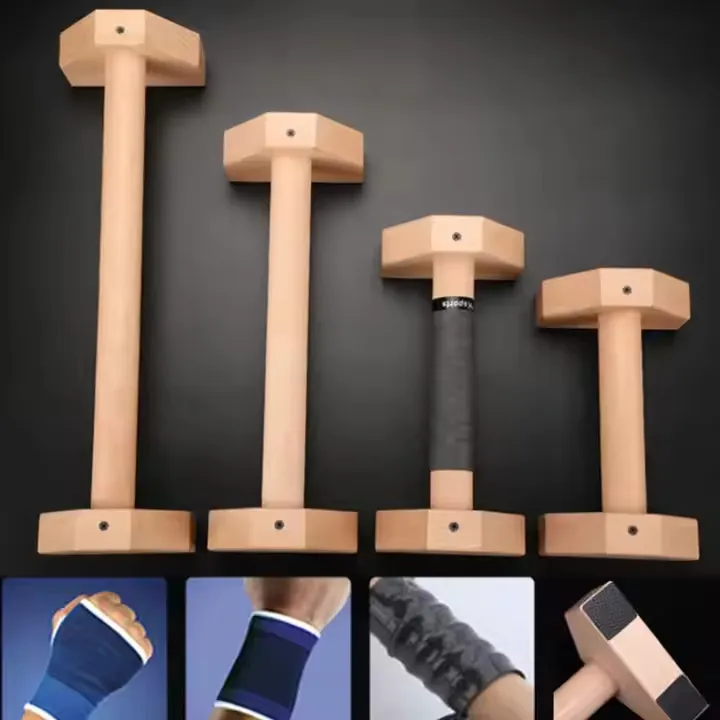 Wooden Push-up Bar Detail 6