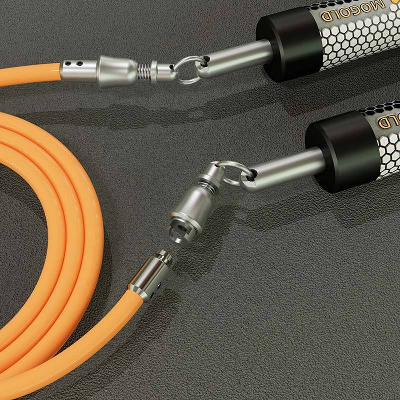 High Quality Weighted Fast Clip Rope Cables Professional Heavy Workout Fitness Weight Loss Jump Rope