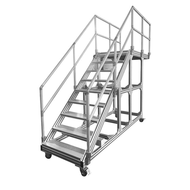 Stair and Modular Industrial Aluminum Platform Step Platforms
