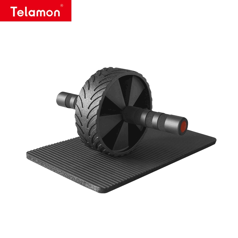 Abdominal Exercise Double Wheel Multifunctional Universal New Smart Pink Blue