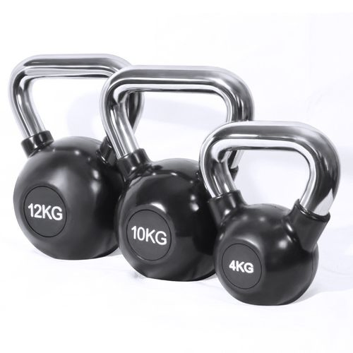 Premium Rubber Coated Kettlebell for Home Gym Workouts