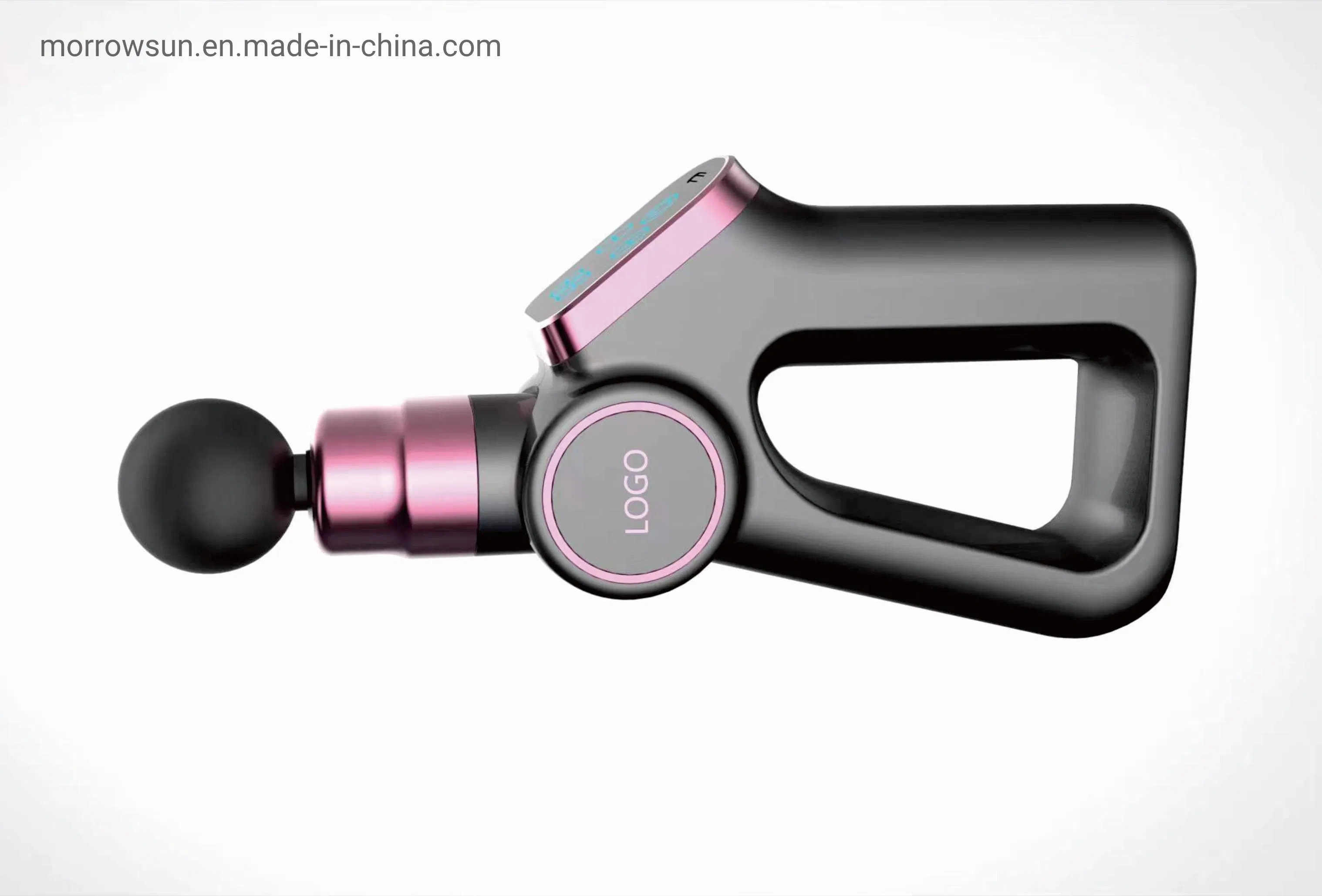 Triangle Bird Type Cordless 8.4V Body Relax Foldable Muscle Exercise Fascial Massage Gun with 30 Speed Adjustable