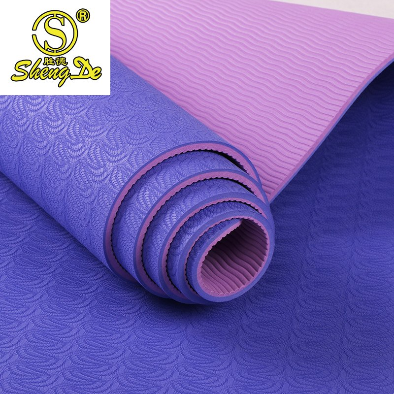 Hot Sale Body Building Fitness Gym Equipment Anti Slip TPE Yoga Mat