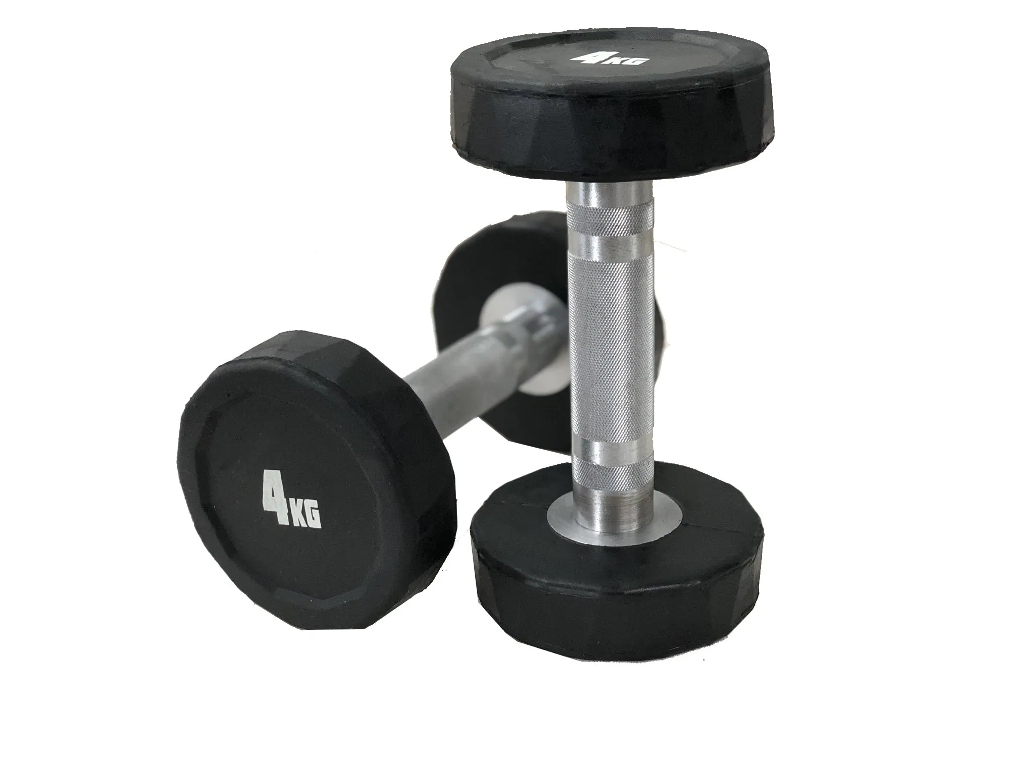 High-Quality New Rubber Coated Dumbbells for Home Gym