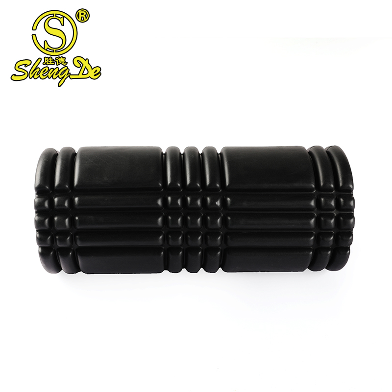 Wholesale Custom Logo High Density Fitness Massage EVA Grid Yoga Foam Roller Set for Exercise