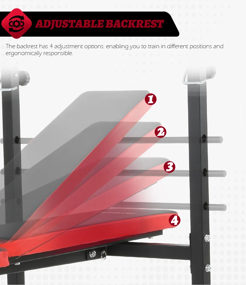 High Quality Adjustable Home Fitness Gym Equipment Workout Bench Detail 3