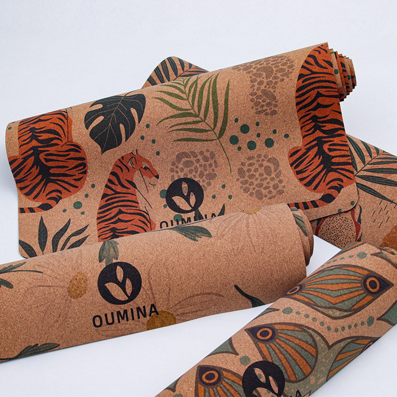 OEM Yoga Mat One Piece - Cork &amp; Rubber