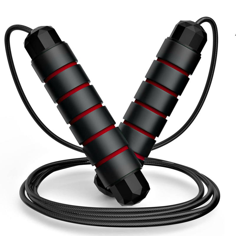 Weighted Professional Crossfit Jump Ropes Fitness Boxing Training Skipping Rope Gym Workout Exercise Jumprope Home Equipment