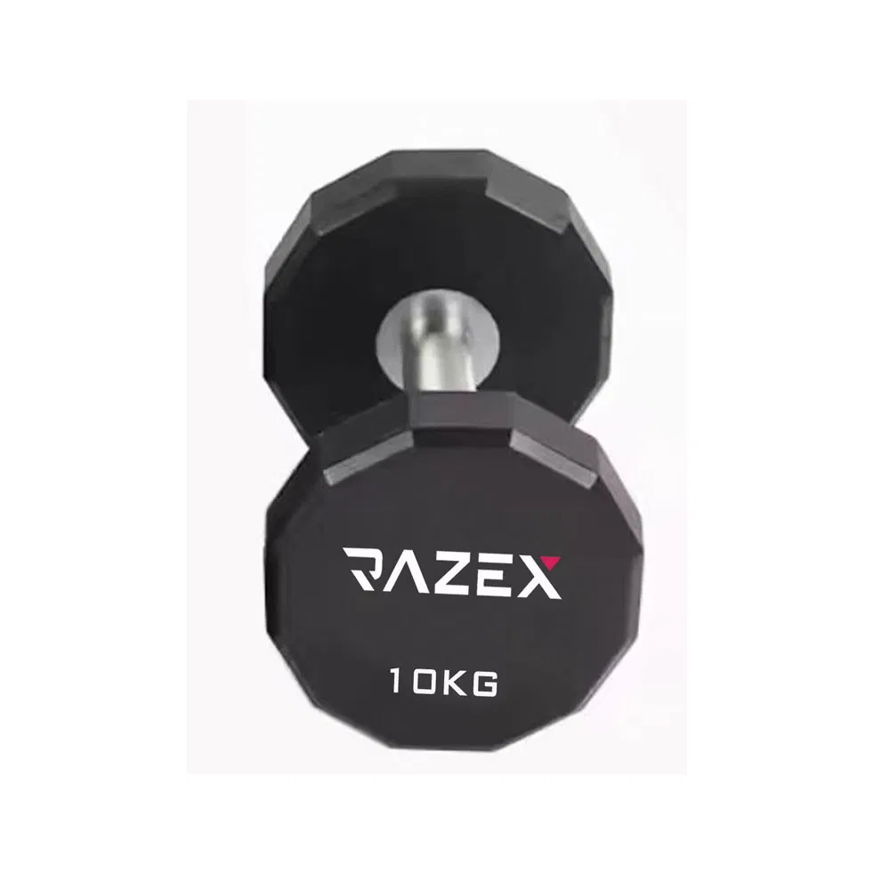 CPU-Coated Twelve-Sided Dumbbell Fitness Equipment Commercial Dumbbell