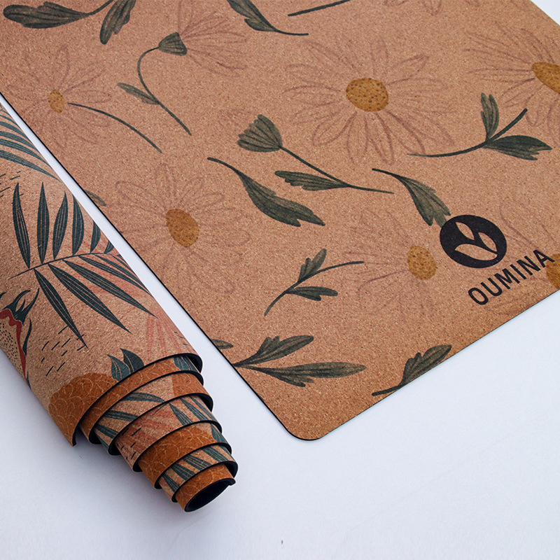 OEM Yoga Mat One Piece - Cork &amp; Rubber