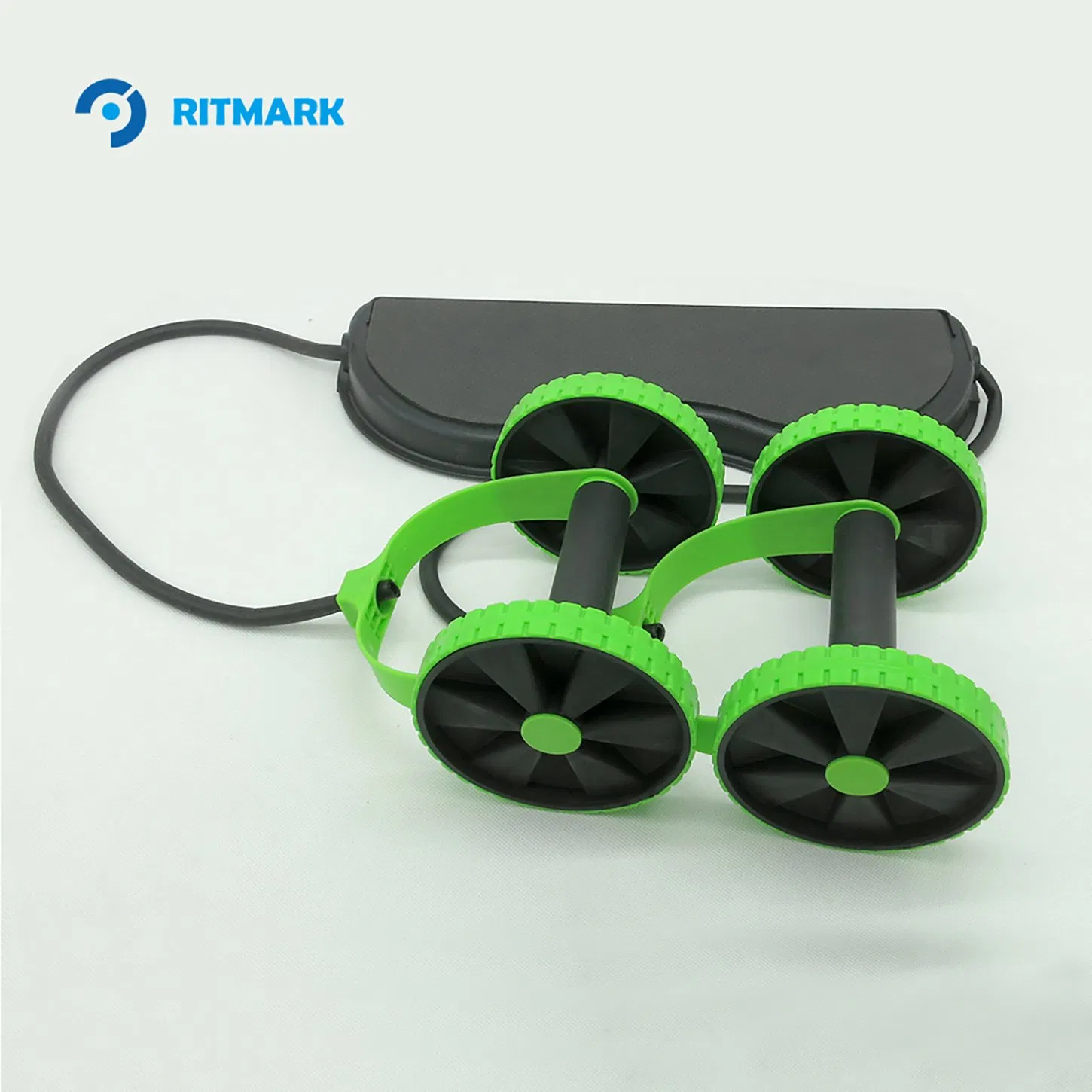 Fitness Equipment Abdominal Exercises Dual Wheel Core Power Abdominal Rollers Wheel