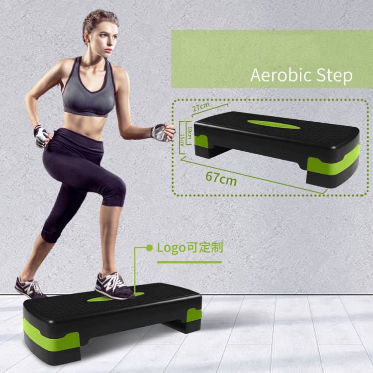 Home Gym Exercise Fitness Workout Adjustable High Step Aerobic Platform