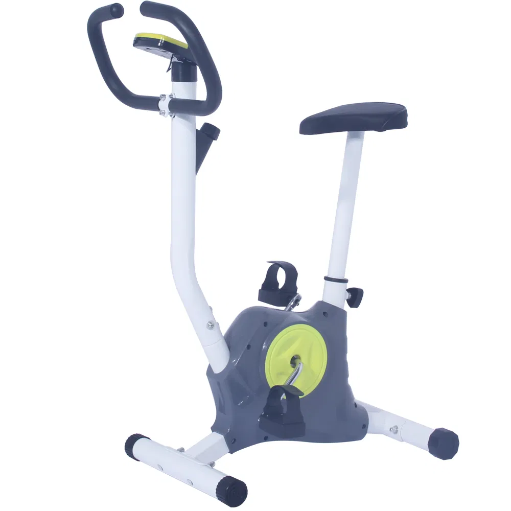 Fitness Indoor Cycling Belt Drive Stationary Bike Trainer Cardio Upright Exercise Bike with LCD Display