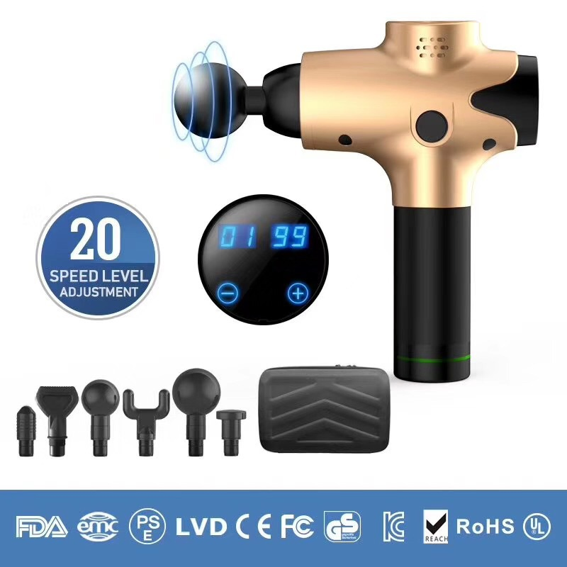 2022 New Arrival Professional 20 Speed Muscle Deep Tissue Fascia Percussion Massage Gun