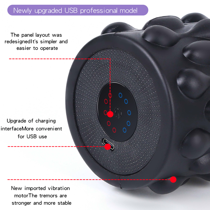 High Density Round Solid Custom Yoga Fitness Massage EPP Foam Roller