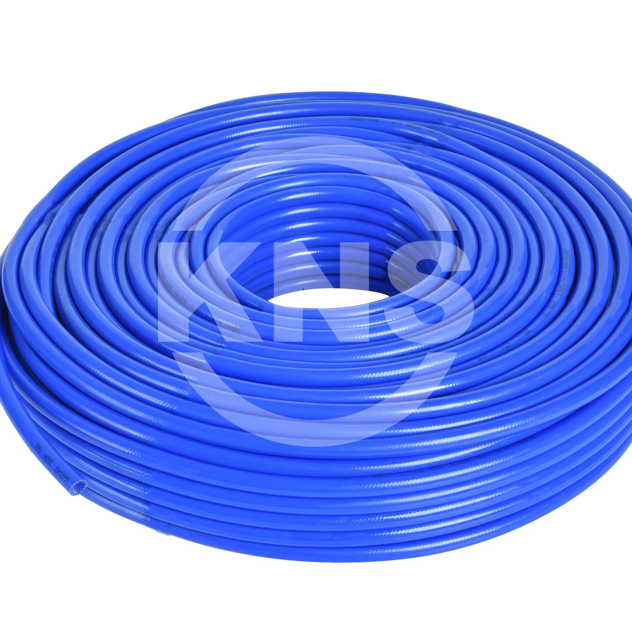 Polyurethane PU Braid Reinforced Tube Hose PU Pipe High Resistance Pneumatic Industry Use Yarn Clamping Tube