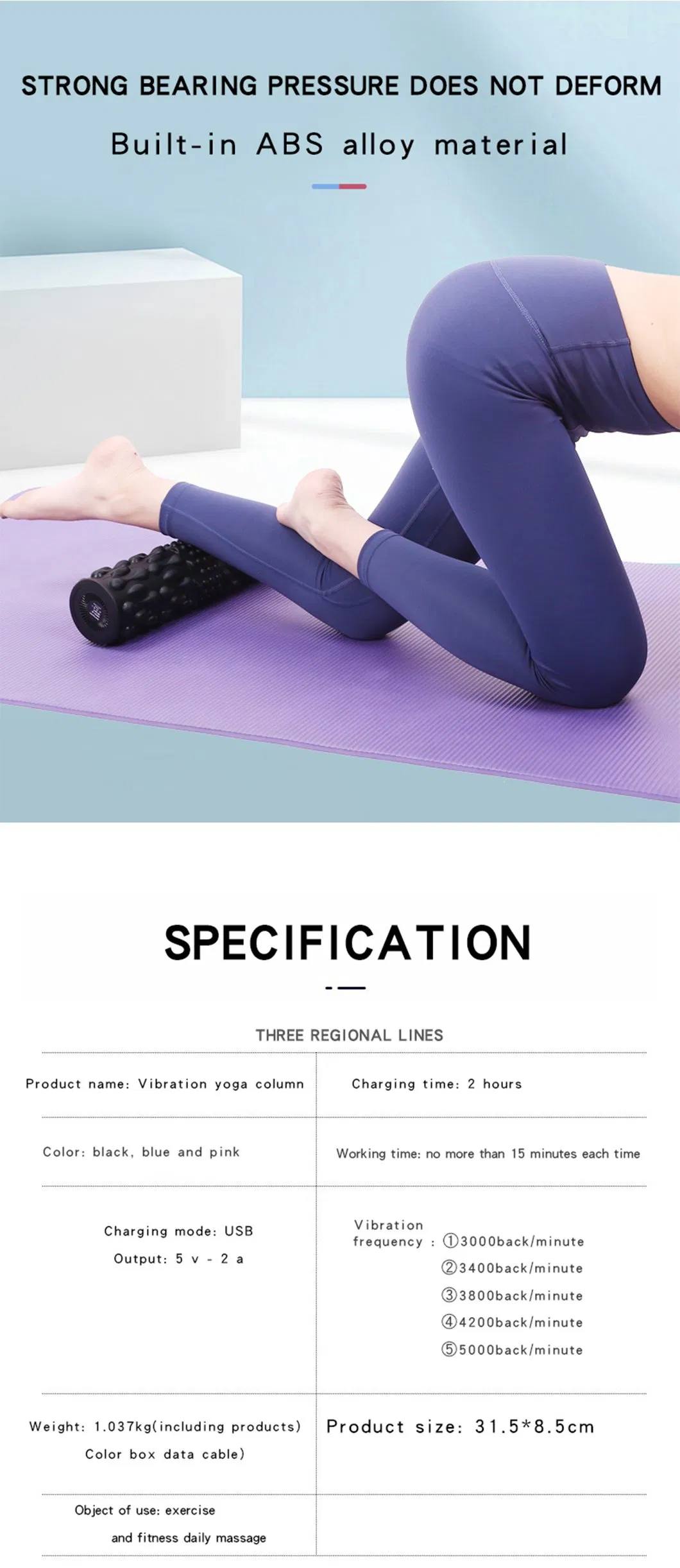 Vibrating Foam Roller Details 7