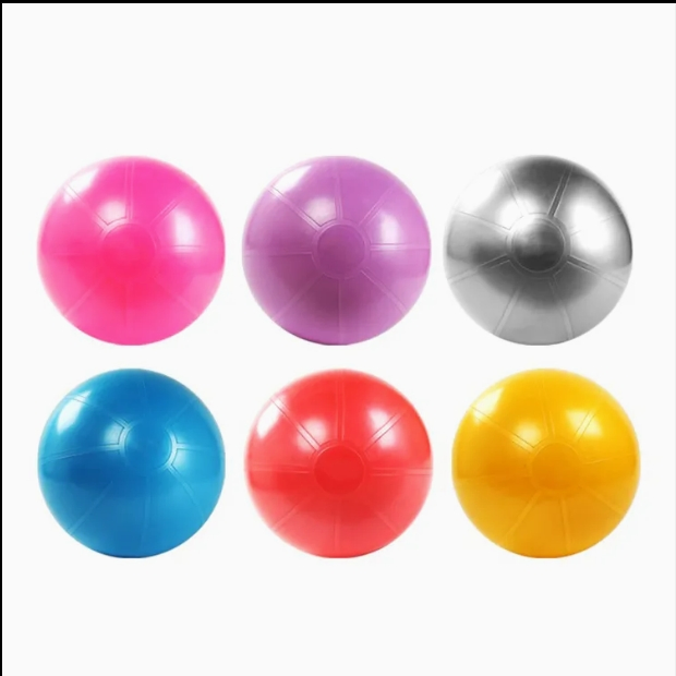 2024 New Tech Hot Selling Fitness Soft Yoga Balance Massage Balls Yoga &amp; Pilates Equipment OEM PVC Yoga Ball