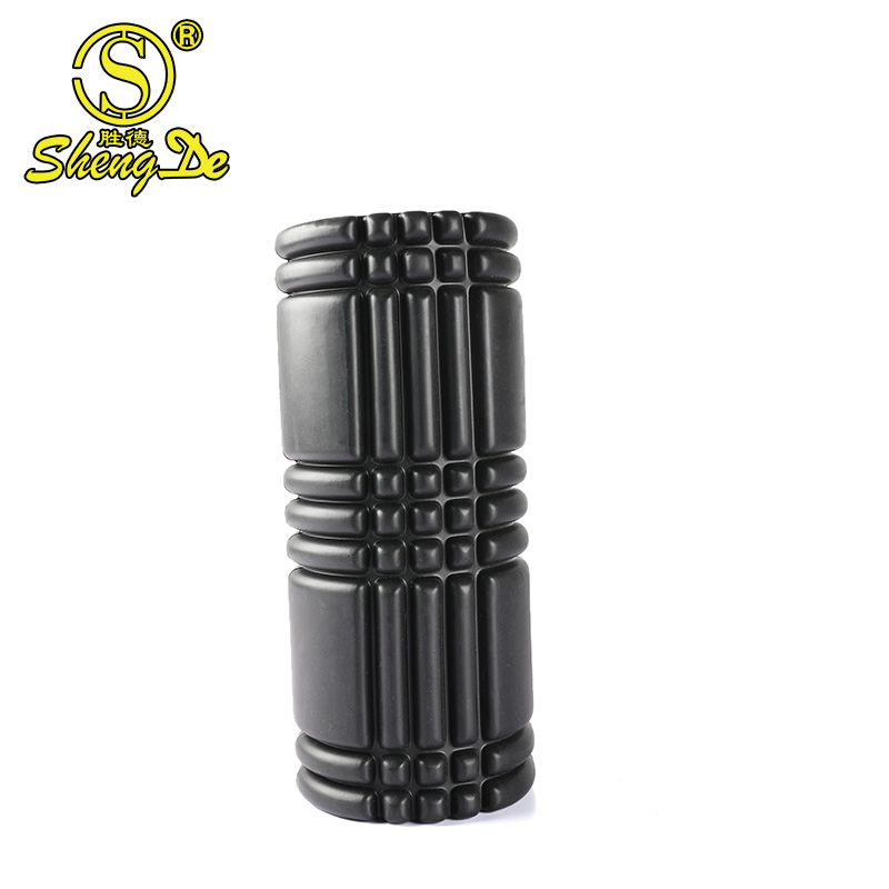 Wholesale Custom Logo High Density Fitness Massage EVA Grid Yoga Foam Roller Set for Exercise