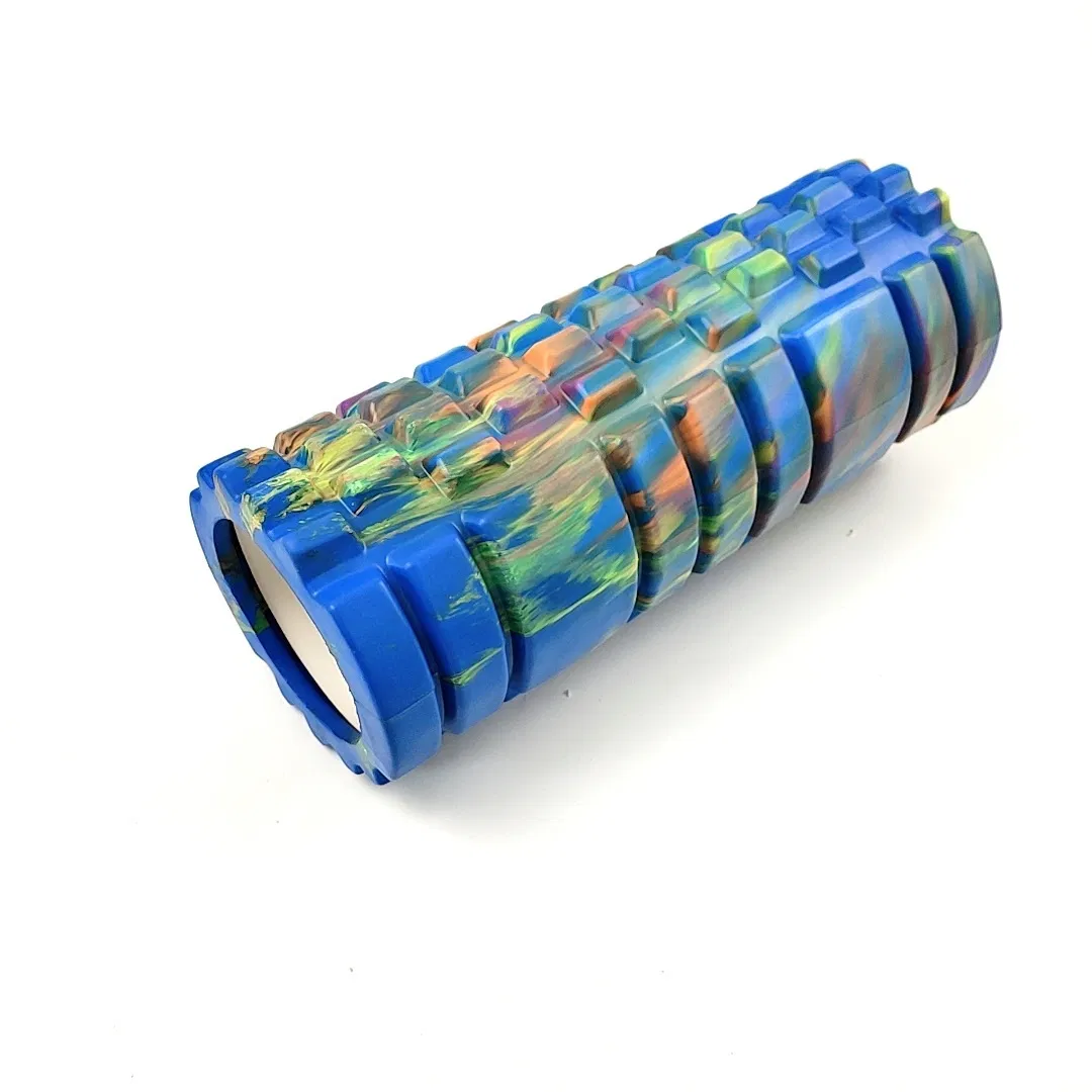 Camouflage Multi-Function Yoga Roller for Back Muscle Fitness EVA 33cm Yoga Massage Foam Roller