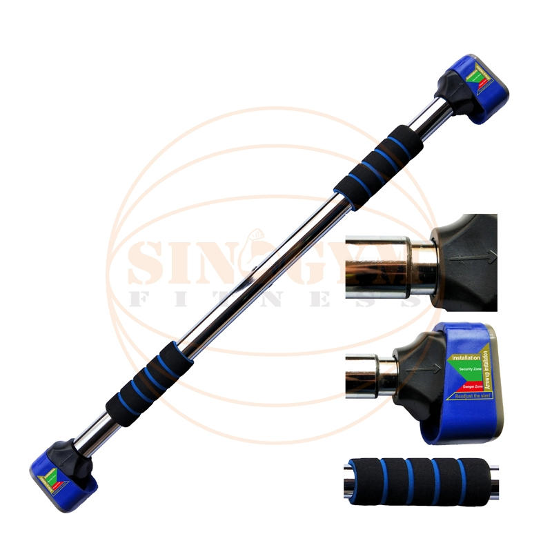Gym Equipment, Patented Doorway Gym Bar, Chin up Bar, Pull up Bar