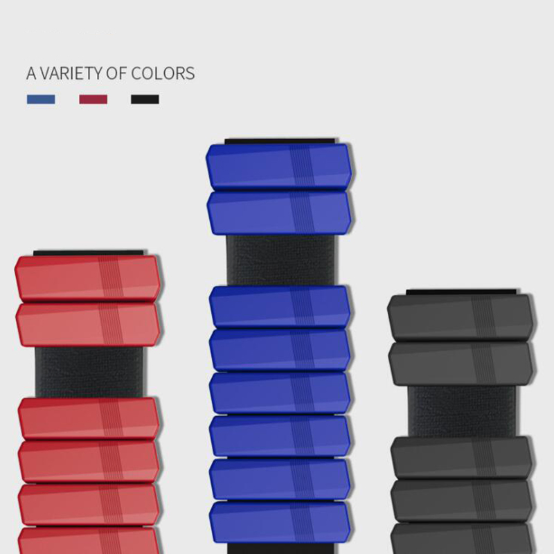 Adjustable Silicone Wrist Ankle Weights Fitness Bracelet for Gym Workout Wyz15097