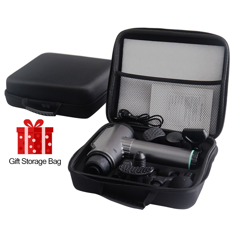 Ningdecrius CD-04 Hot Selling Fascia Gun 30 Speed 24V Mini Vibration 4 Heads Deep Tissue Portable Percussion Muscle Massage Gun