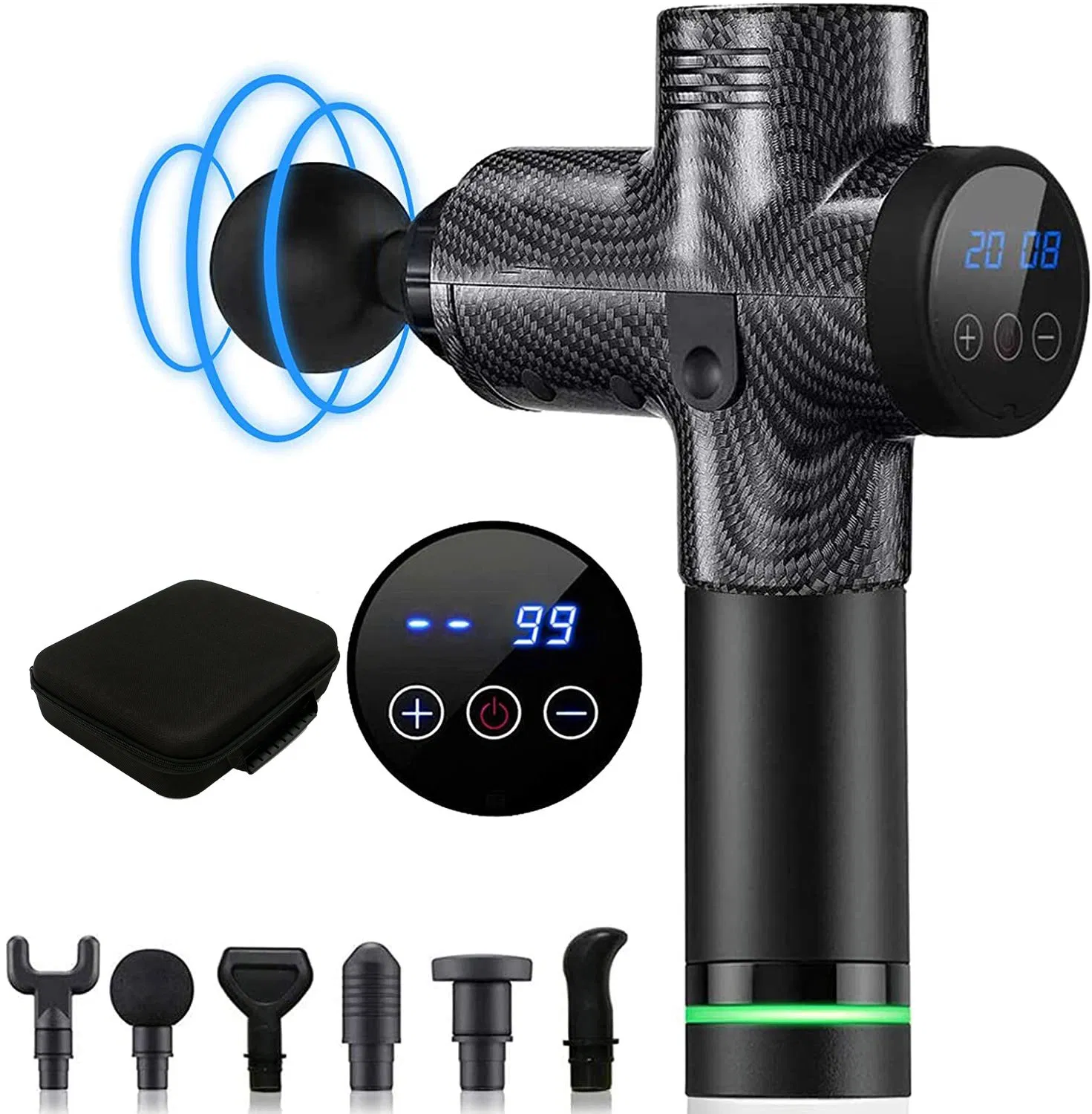 Professional Grade High-Torque Brushless Motor Athlete Recovery Deep Tissue Percussion Muscle Relief Fascial Gun Massage Gun