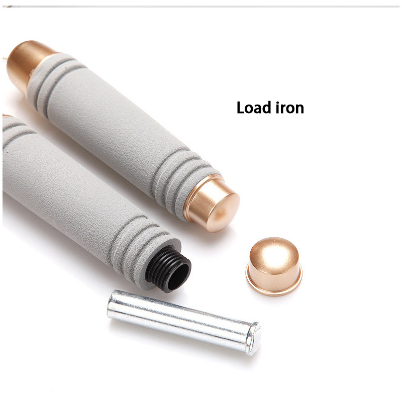 Adjustable Weighted Jump Rope for Handle TPU Wire Rope with Bearing Comfortable Foam Handle Skipping Rope, for Workout and Fitness Training Bl13078