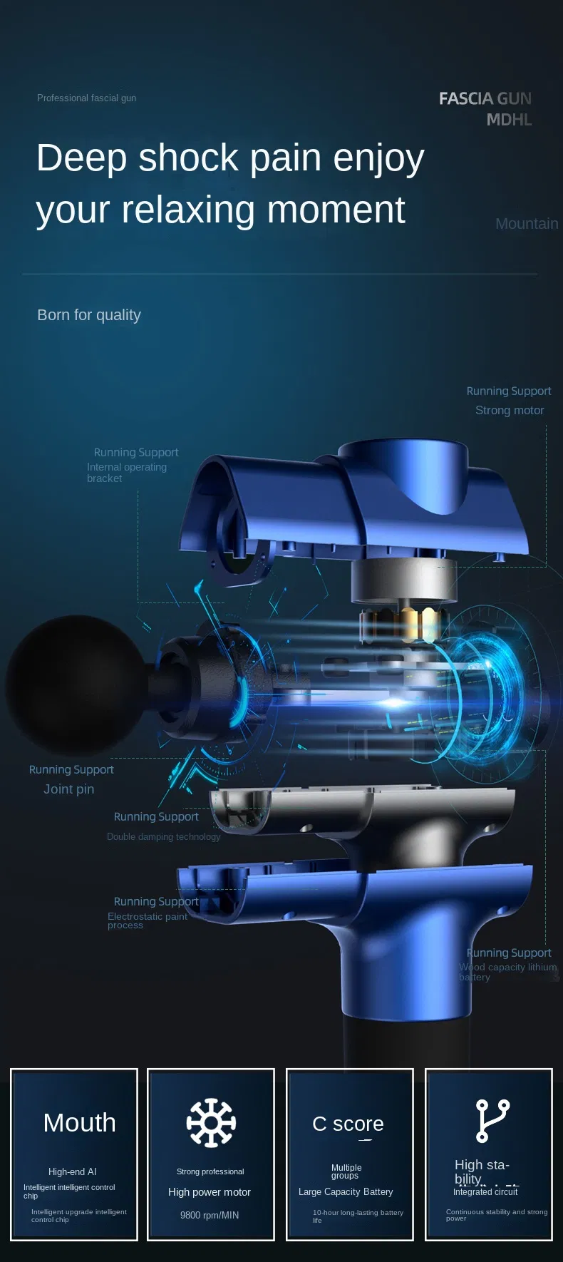 Massage Gun Detail 4