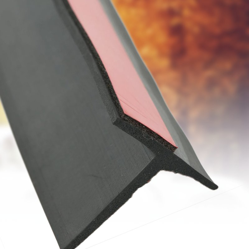 Adhesive EPDM T Shape Soundproof Foam Rubber Door Window Sealing Strip