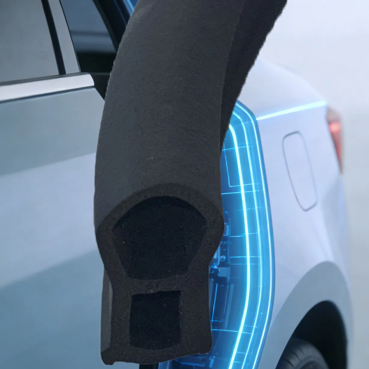 Automotive Soundproof Door Sealing Strips O-Type EPDM Seal