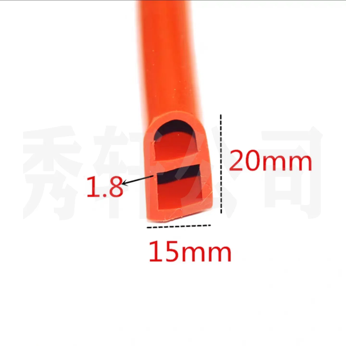 Silicone Rubber Extruded Sealing Strip for Automotive Door and Window Profiles Glass Rubber Sealing Strip