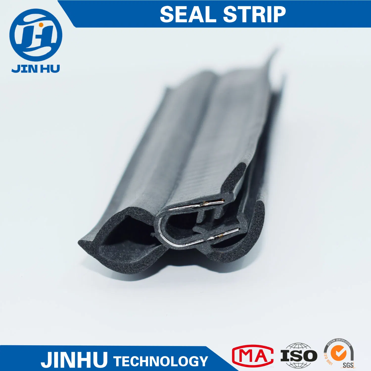 Car Door Rubber Seal Strip, Fits 1/16" Edge, Trim Seal with Top Bulb for Cars, Boats, Rvs, Trucks, and Home Applications, Automotive Weather Striping