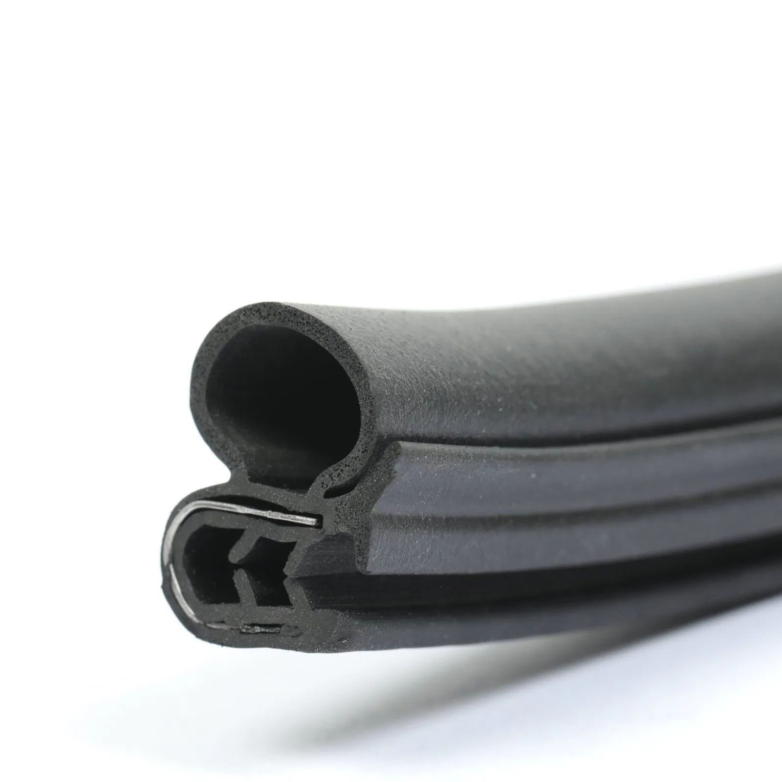 U - Shaped Side and Top Bubble Automotive Door Dustproof and Waterproof Rubber Seal Strip